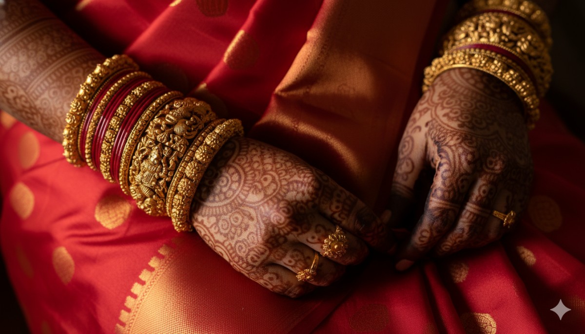 Antique Gold Kangan Designs