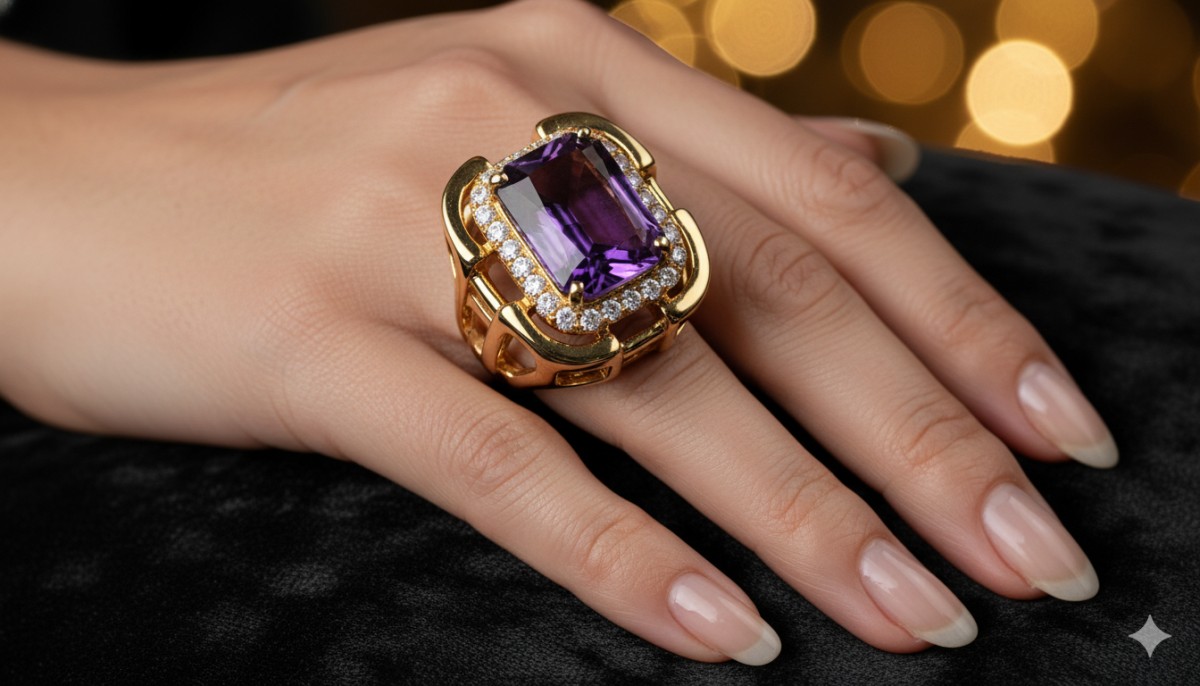 Cocktail Gold Ring Designs