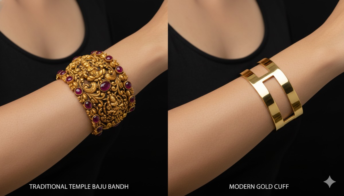 Gold "Baju Bandh" (Armlet) Designs