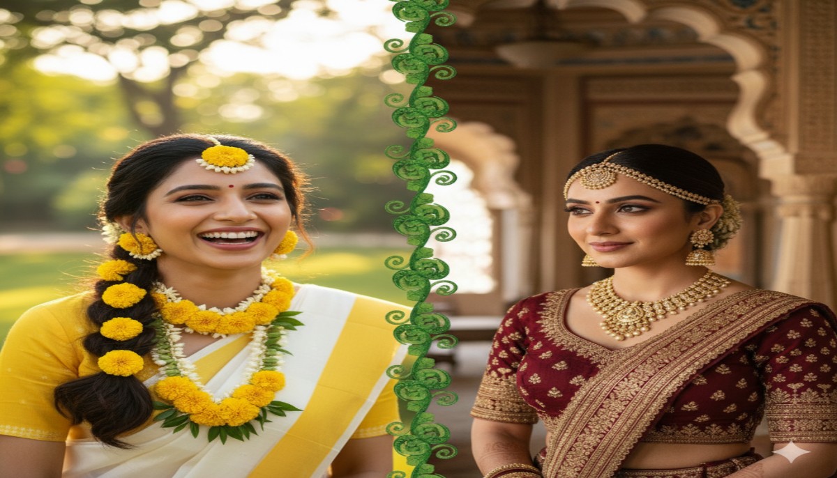 Gold Jewellery vs. Flower Jewellery