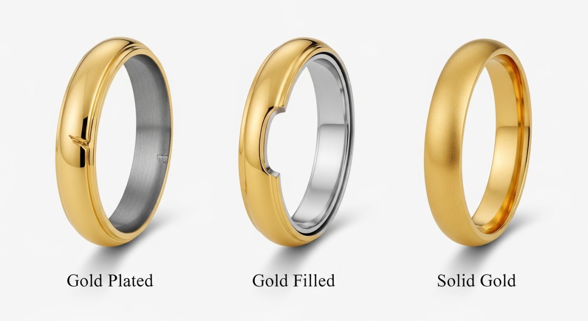 Gold Plated vs. Gold Filled vs. Solid Gold
