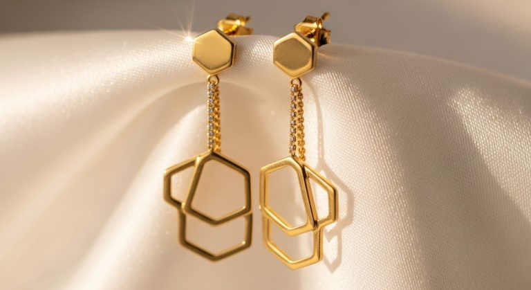 Latest Sui Dhaga Gold Earring Designs 2025