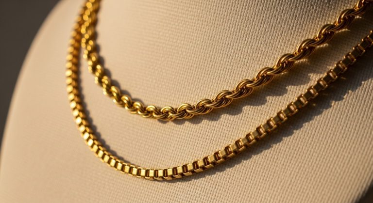 Modern gold chain designs for ladies