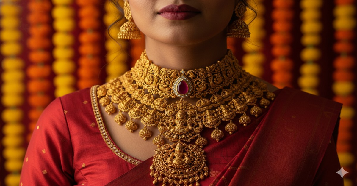 Royal Gold Jewellery for Bride