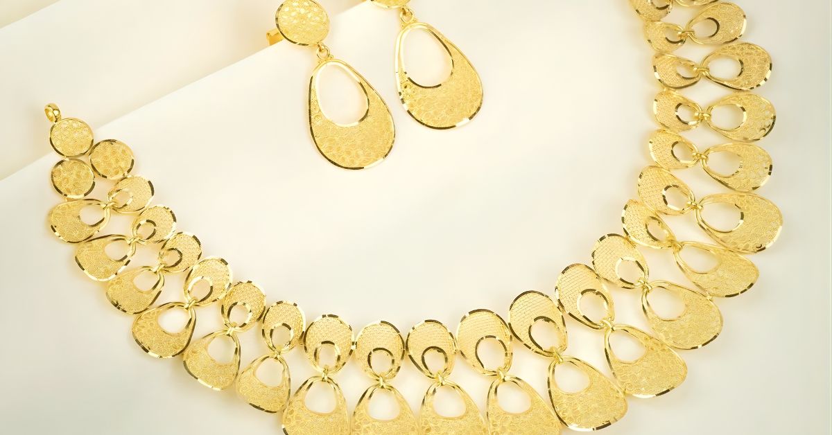 Ruby and Emerald AD Gold Necklace