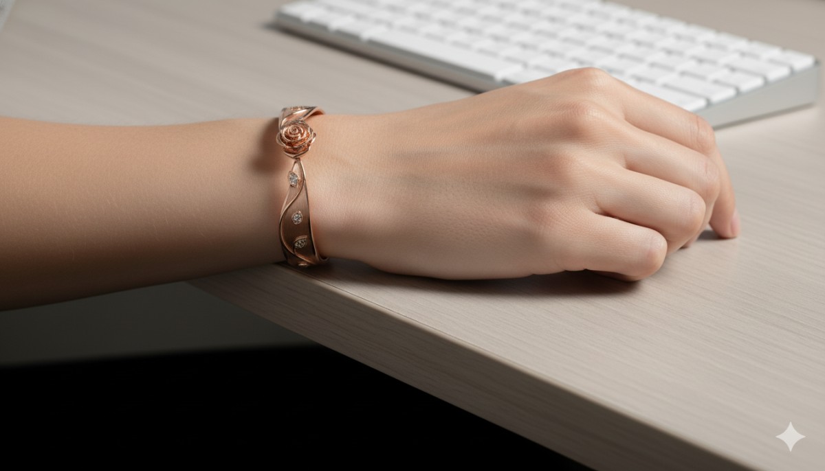 Sleek Gold Bracelets for Office