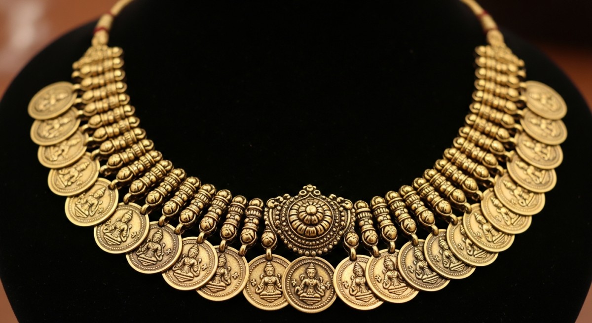 South Indian Coin Necklace (Kasu Mala)