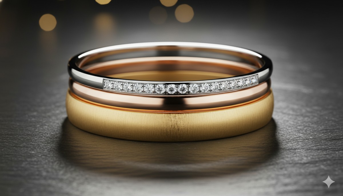 Tri-Color Gold Bracelets