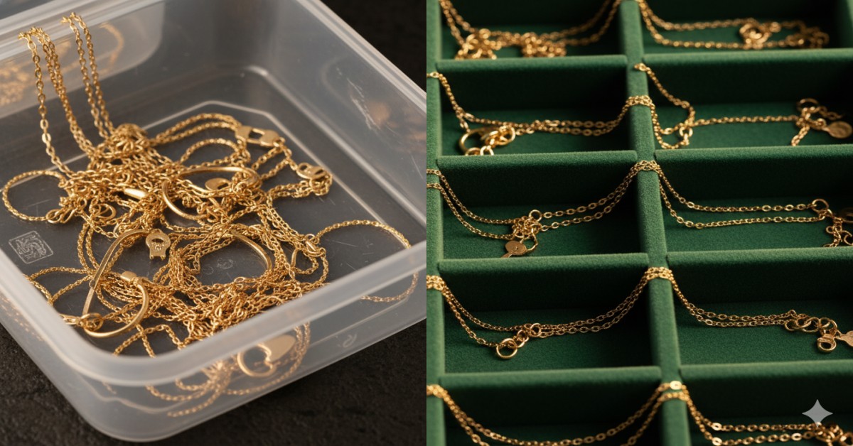 Velvet vs. Plastic Box