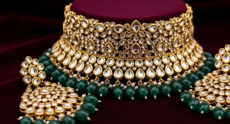 latest-kundan-choker-set-with-earrings