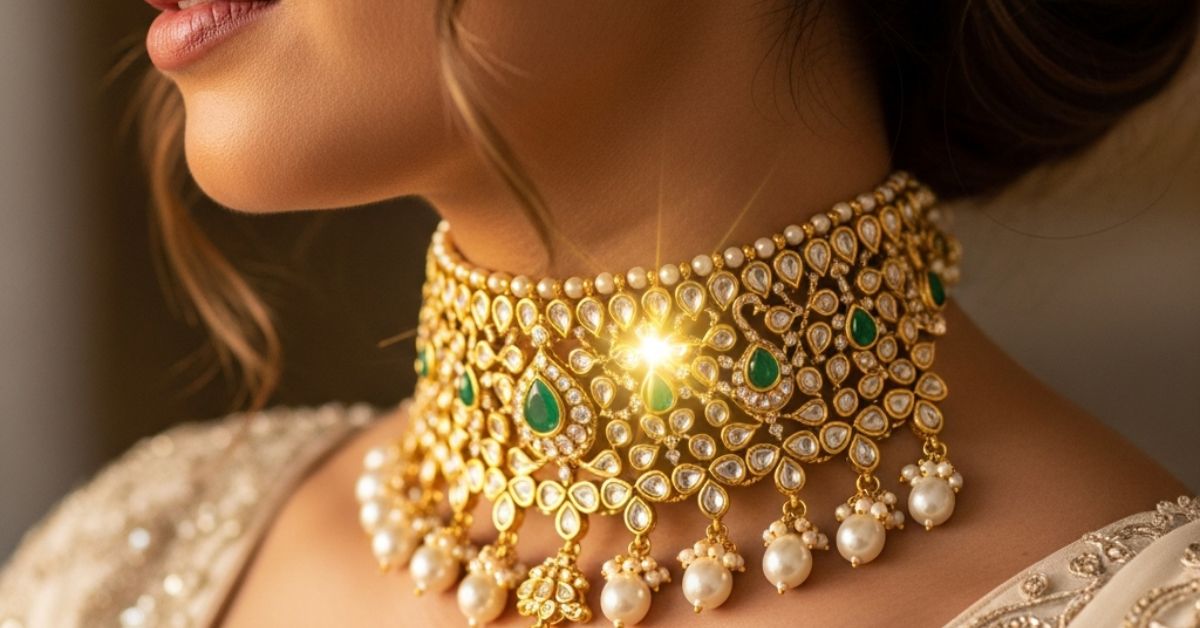 trending bridal choker designs